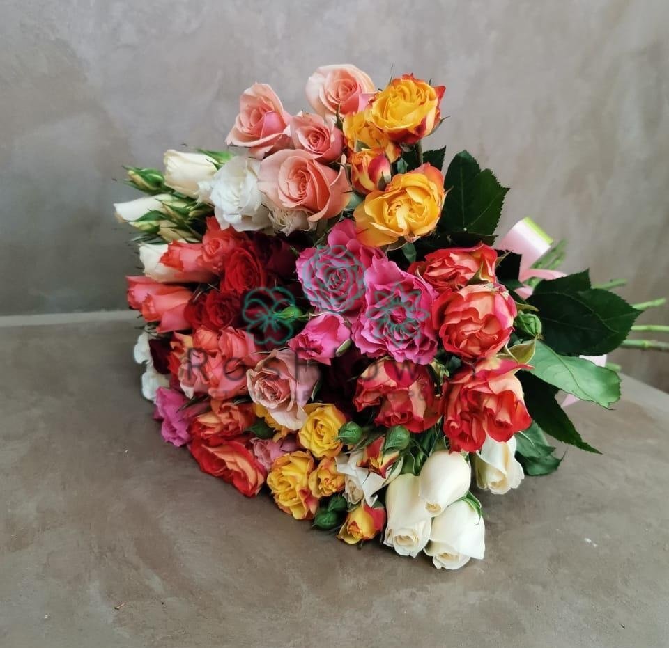 Букет цветов из: Розы в Усолье-Сибирское