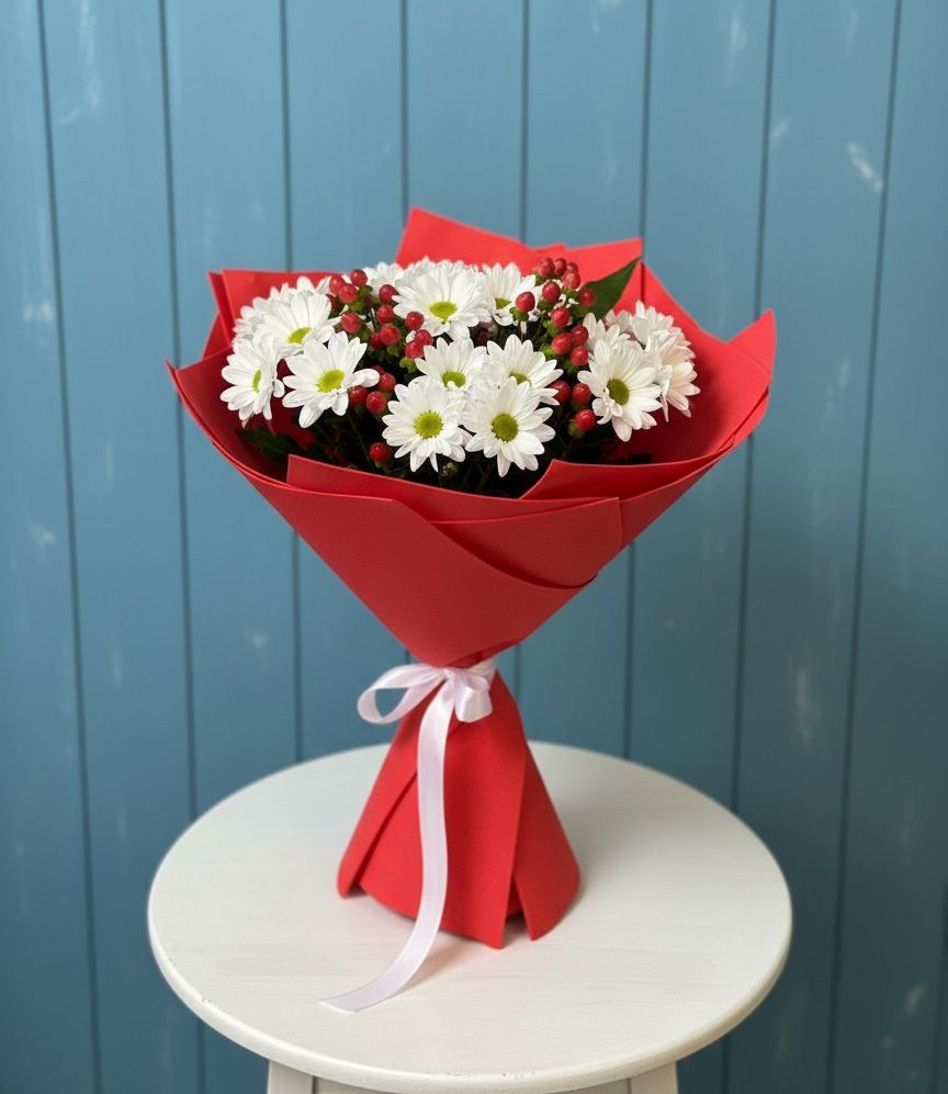 Букет цветов из: Хризантемы в Усолье-Сибирское