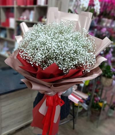 Букет цветов из: Гипсофила в Усолье-Сибирское