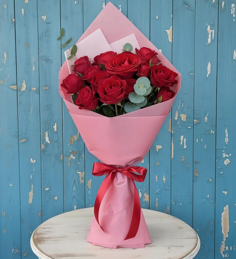 Букет цветов из: Розы в Усолье-Сибирское