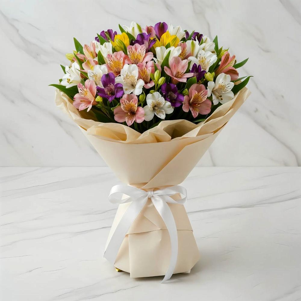 Букет цветов из: Альстромерии в Усолье-Сибирское