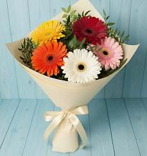 Букет цветов из:  Герберы в Усолье-Сибирское