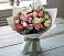 Букет цветов из: Розы, Лизиантусы и Гвоздики в Усолье-Сибирское