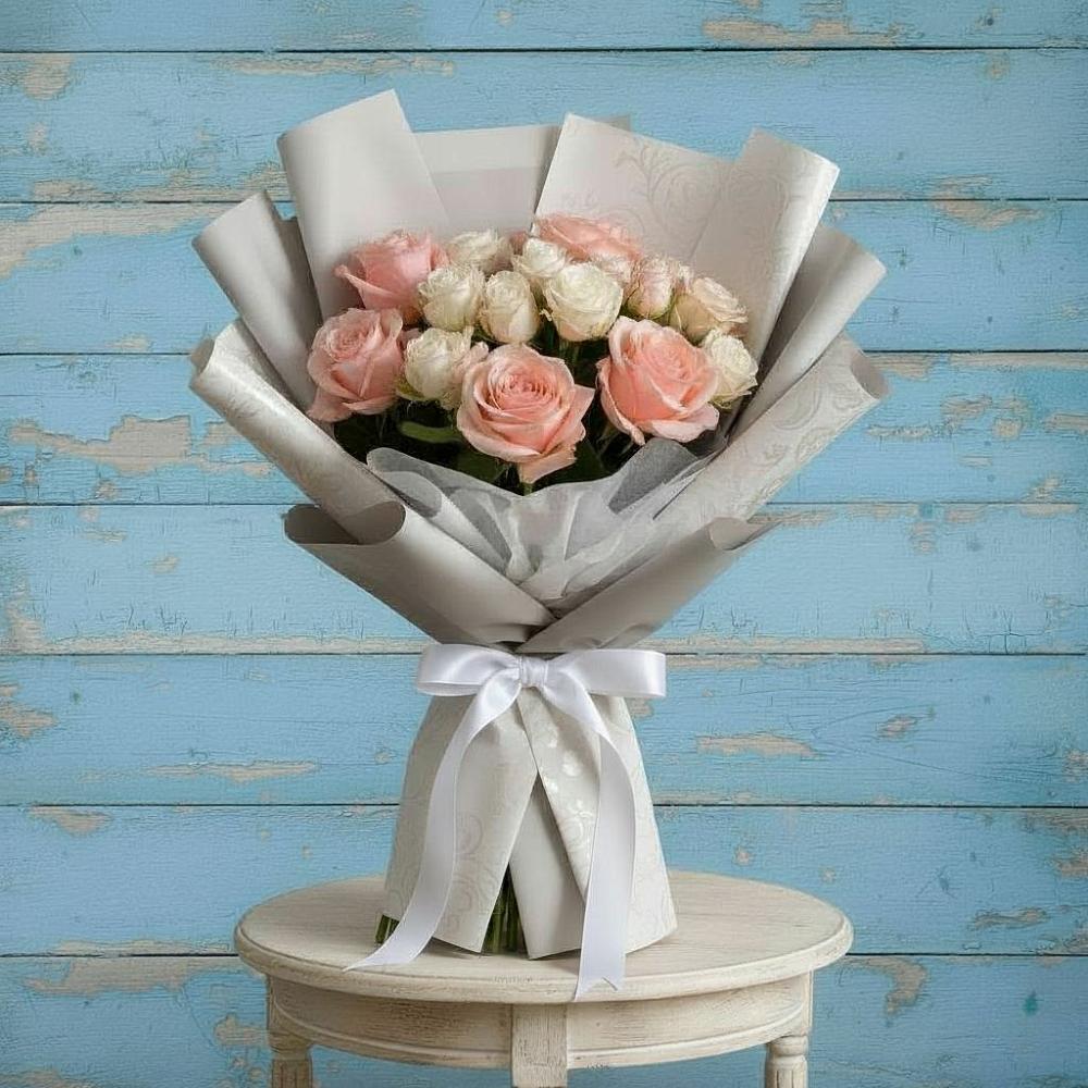 Букет цветов из: Розы в Усолье-Сибирское