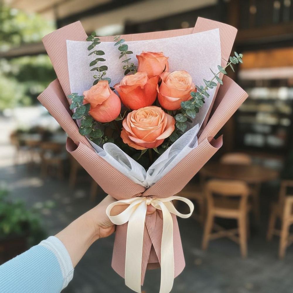 Букет цветов из: Розы в Усолье-Сибирское