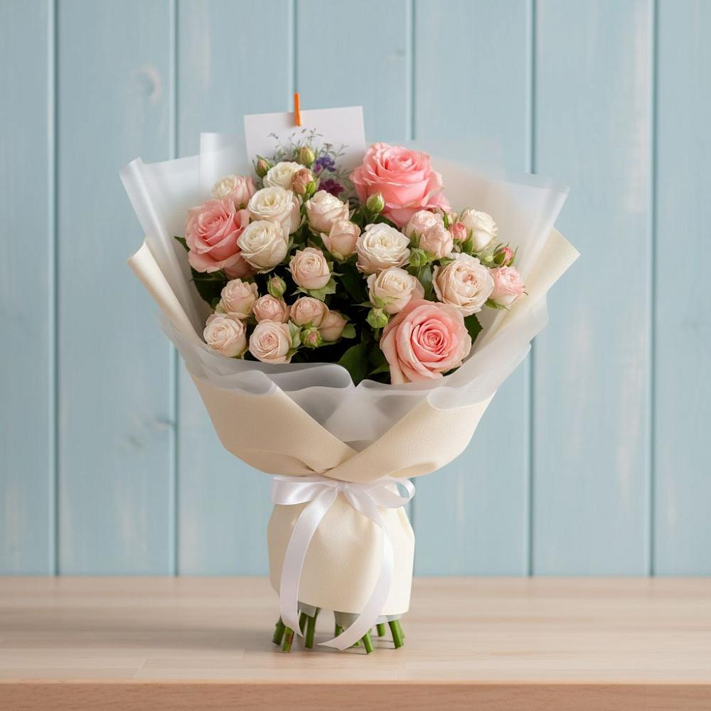 Букет цветов из: Розы в Усолье-Сибирское