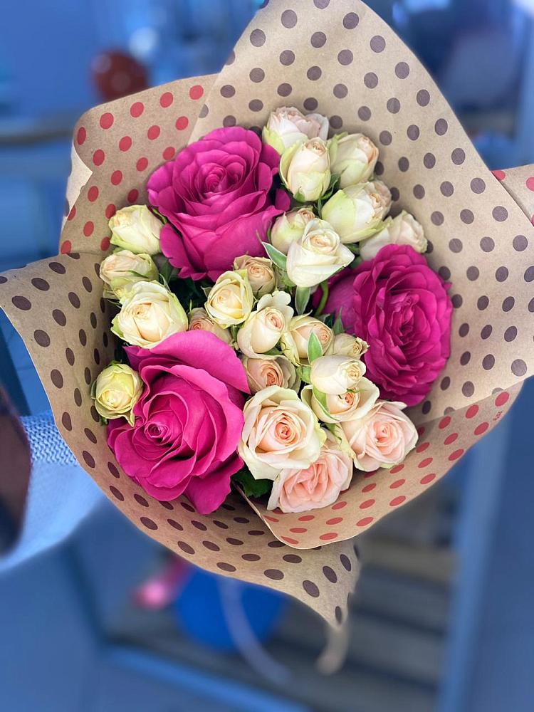 Букет цветов из: Розы в Усолье-Сибирское