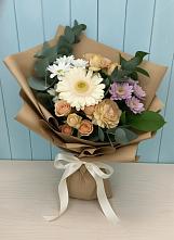Букет цветов из:  Герберы и Хризантемы в Усолье-Сибирское