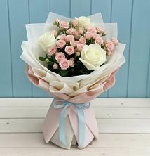 Букет цветов из:  Розы в Усолье-Сибирское