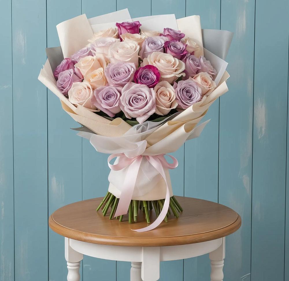 Букет цветов из: Розы в Усолье-Сибирское