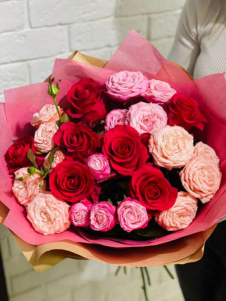 Букет цветов из: Розы в Усолье-Сибирское