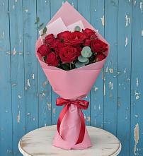 Букет цветов из:  Розы в Усолье-Сибирское