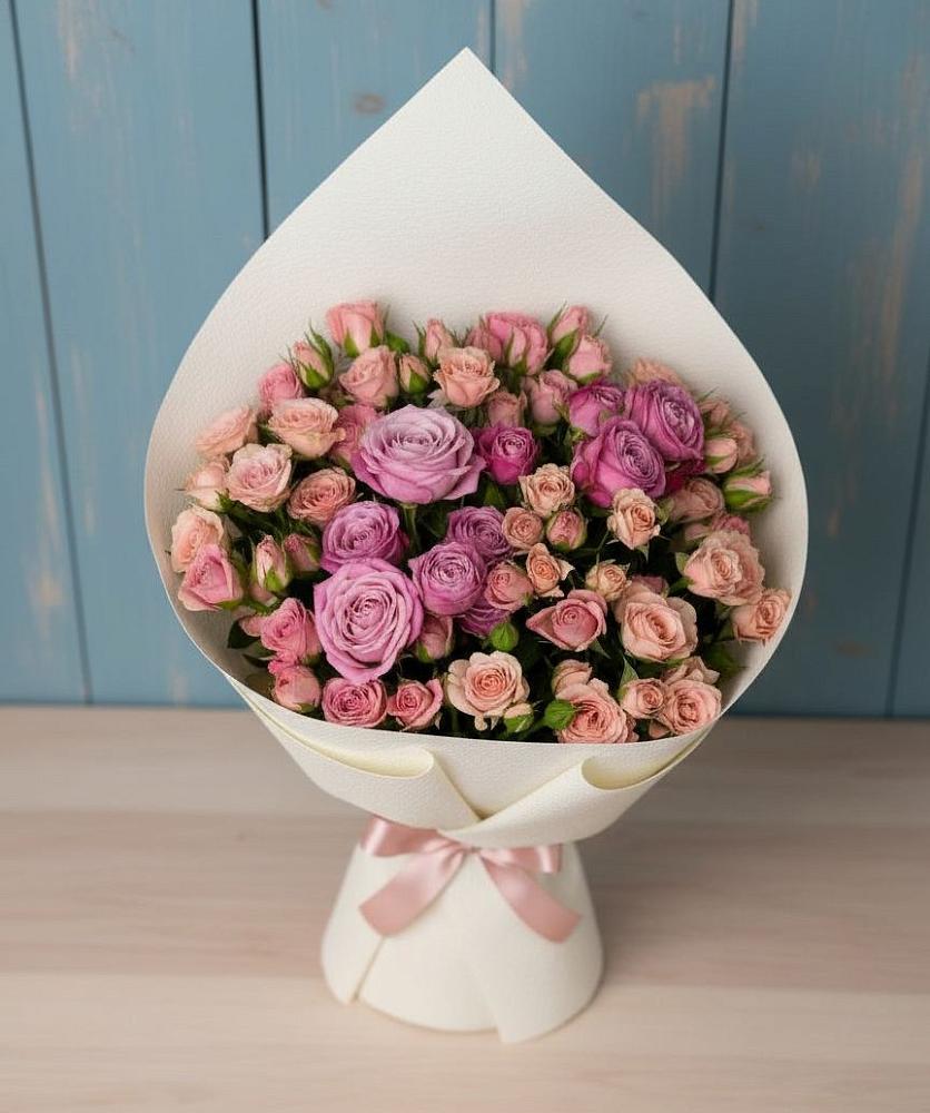 Букет цветов из: Розы в Усолье-Сибирское