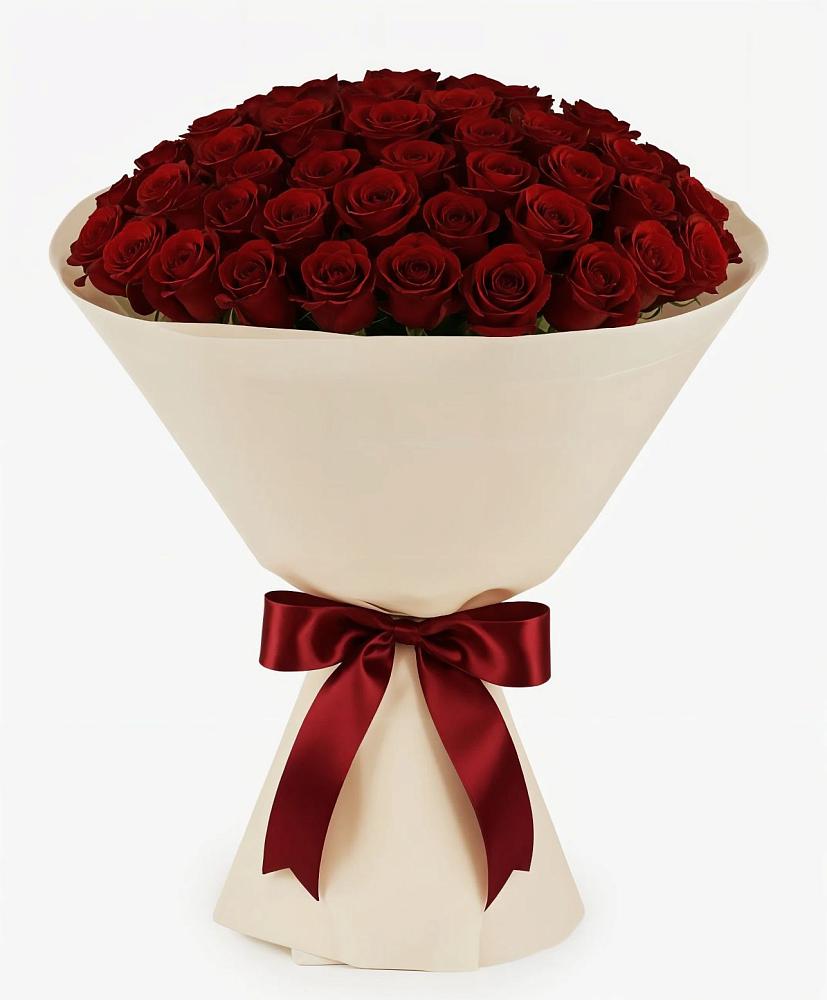 Букет 101 Бордовая роза Блэк Бакарра в Усолье-Сибирское