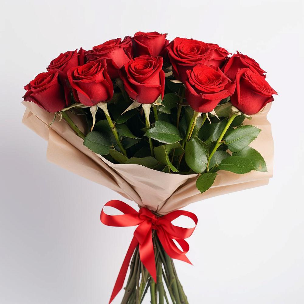 Букет 11 Красных роз Эдлесс Лав в Усолье-Сибирское