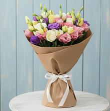 Букет цветов из:  Лизиантусы в Усолье-Сибирское