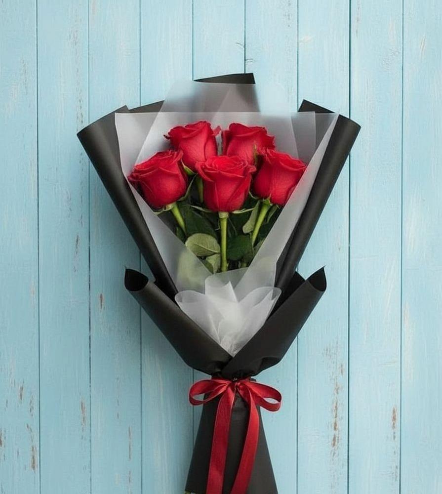 Букет цветов из: Розы в Усолье-Сибирское