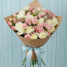 Букет цветов из:  Розы в Усолье-Сибирское