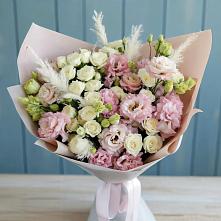 Букет цветов из:  Альстромерии и Розы в Усолье-Сибирское